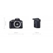Canon EOS 1300D (Black) Digital SLR Camera + KIT EF-S18-55mm f/3.5-5.6 IS II